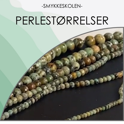 Hvilken perlestørrelse? Hvilken perlestørrelse?